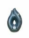 Urna funeraria 'Flame of Memory' gris azul - para vela LED